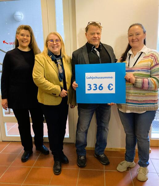 Saara Paananen, Sirpa Tähtinen, Tarmo Koivunen ja Anna Ojala.