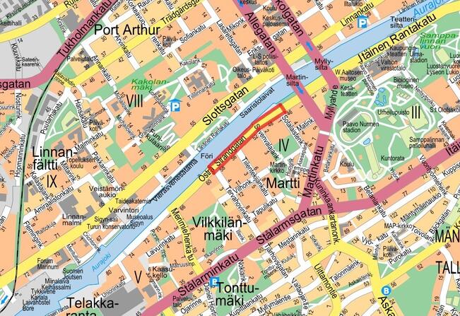 Itäisen Rantakadun pyörätien jatko-osan työmaa.