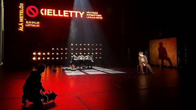 Oopperan harjoitukset. 