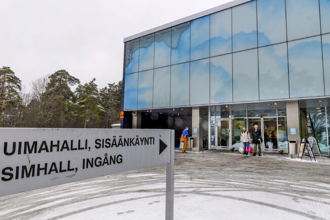 Impivaaran uimahalli.