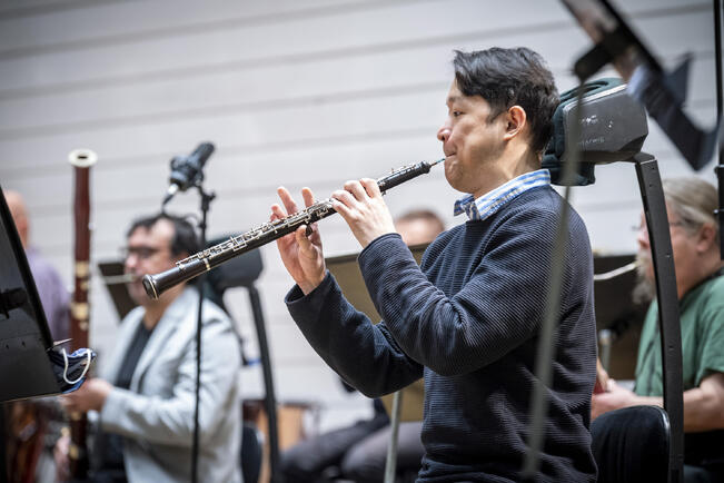 Oboisti Jun Saotome.