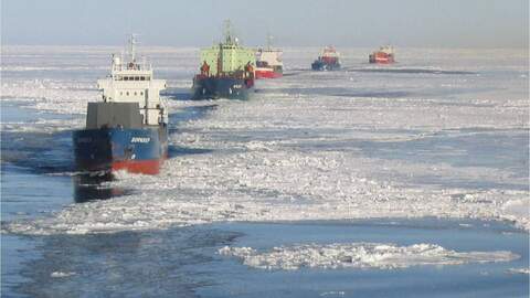 Timo Aaltosen esitelmä aloittaa Forum Marinumin jäänmurtoaiheisen ohjelmiston.