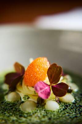 Hunajamarjaa, paahdettua marenkia ja limeä.