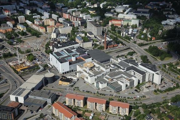 Turun yliopistollinen keskussairaala, näkymä kaakosta.  
