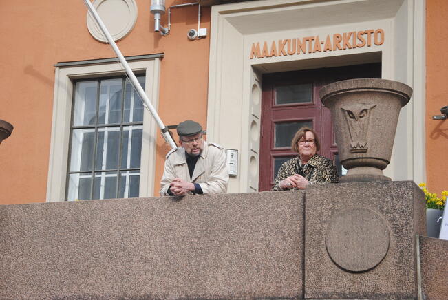 Georg Haggren ja Kirsi Vainio-Korhonen.