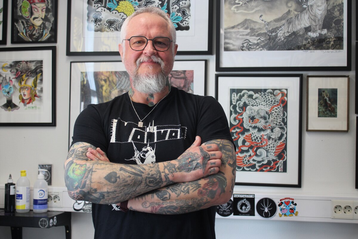 Henri Laine järjestää Mustemessu-tatuointitapahtumaa Turkuun.