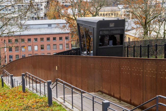 Funikulaari pääsee kevätsiivouksen kohteeksi.