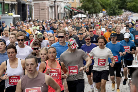 Paavo Nurmen maraton lyö tänä vuonna vanhat ennätykset. Kuva on viime vuodelta.