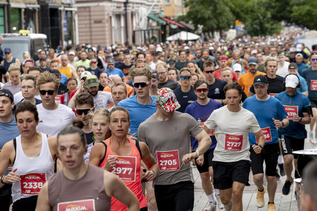Paavo Nurmen maraton lyö tänä vuonna vanhat ennätykset. Kuva on viime vuodelta.
