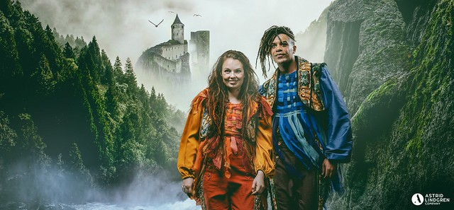 Asta Sveholm (Ronja) ja Roderick Kabanga (Birk).